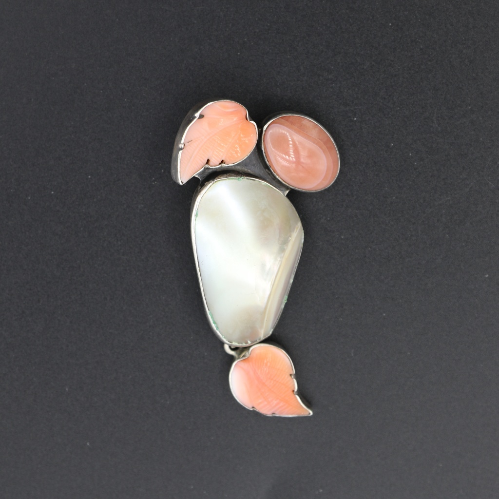 Vintage Amy Kahn Russell PinPendant Akr Silver 500$